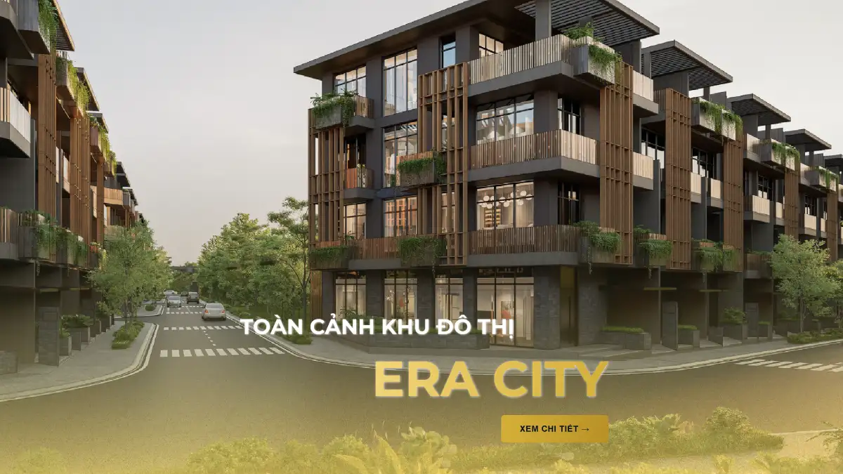 Bức tranh toàn cảnh khu đô thị Era City tại Đắk Lắk