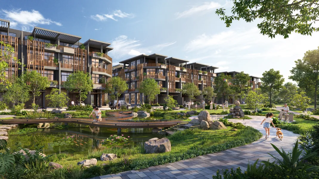 Phối cảnh toàn cảnh công viên và biệt thự Era City(Eracy) Park